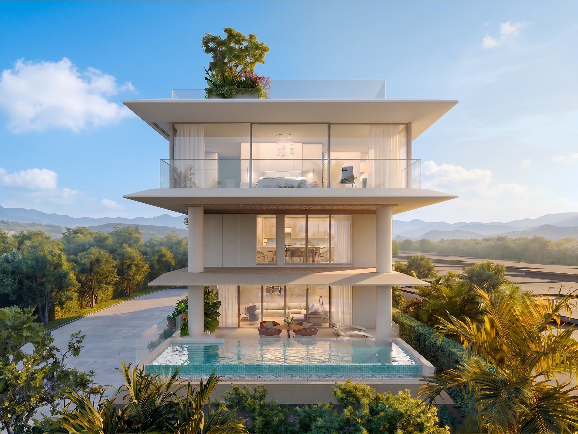 Attico duplex con piscina a Bang Tao, Phuket