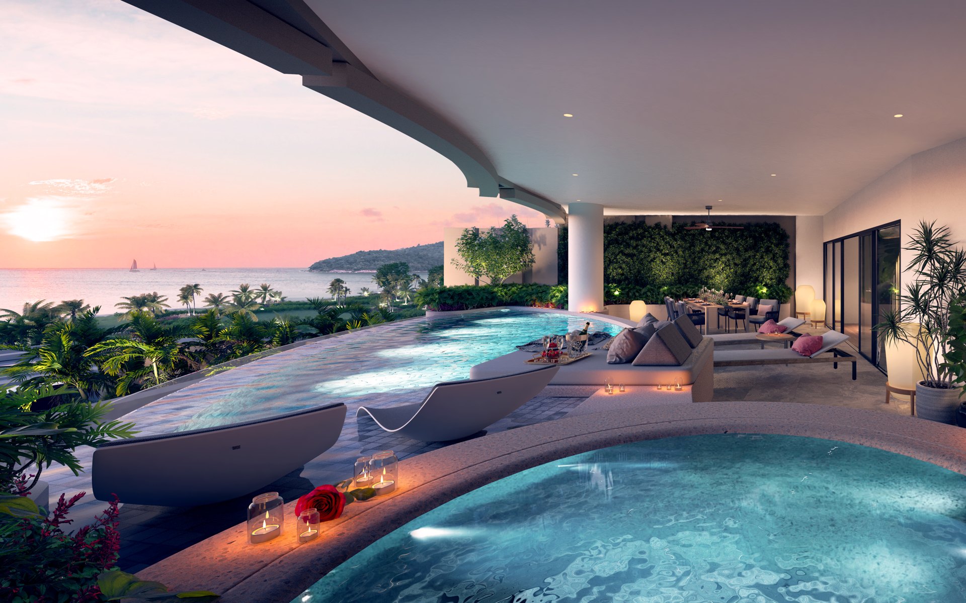 Residencias con vista al mar en Bang Tao, Laguna Phuket