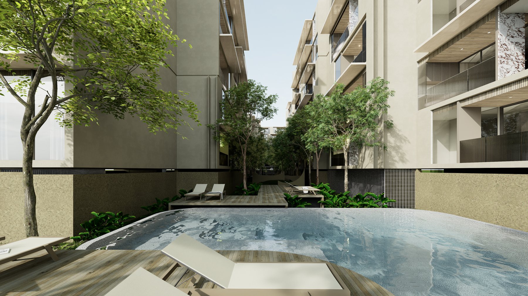 Condominio con giardino e piscina, Cherngtalay, Phuket Attico