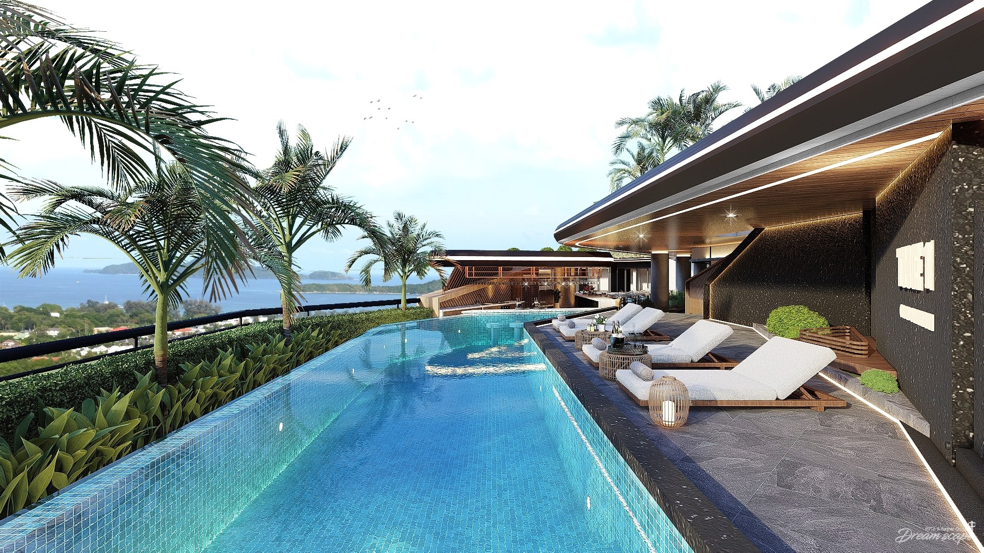 Condominio con licenza alberghiera a Nai Harn, Phuket Monolocale