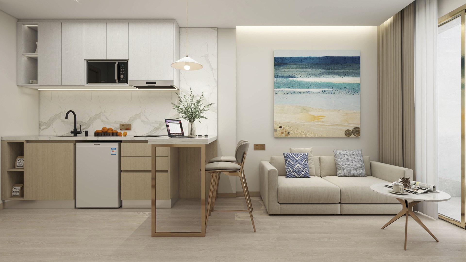 Condominio con licenza alberghiera a Nai Harn, Phuket Appartamento 1 camera