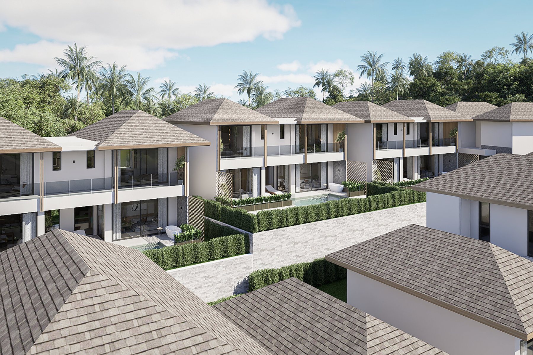 Hillside pool villa with private pool, Cherngtalay, Phuket