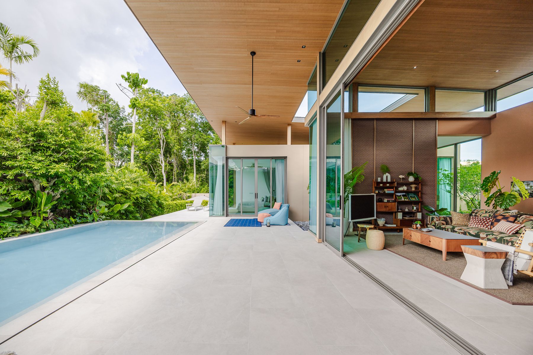 Pool villa in a forest valley, Thalang, Phuket The completed villa