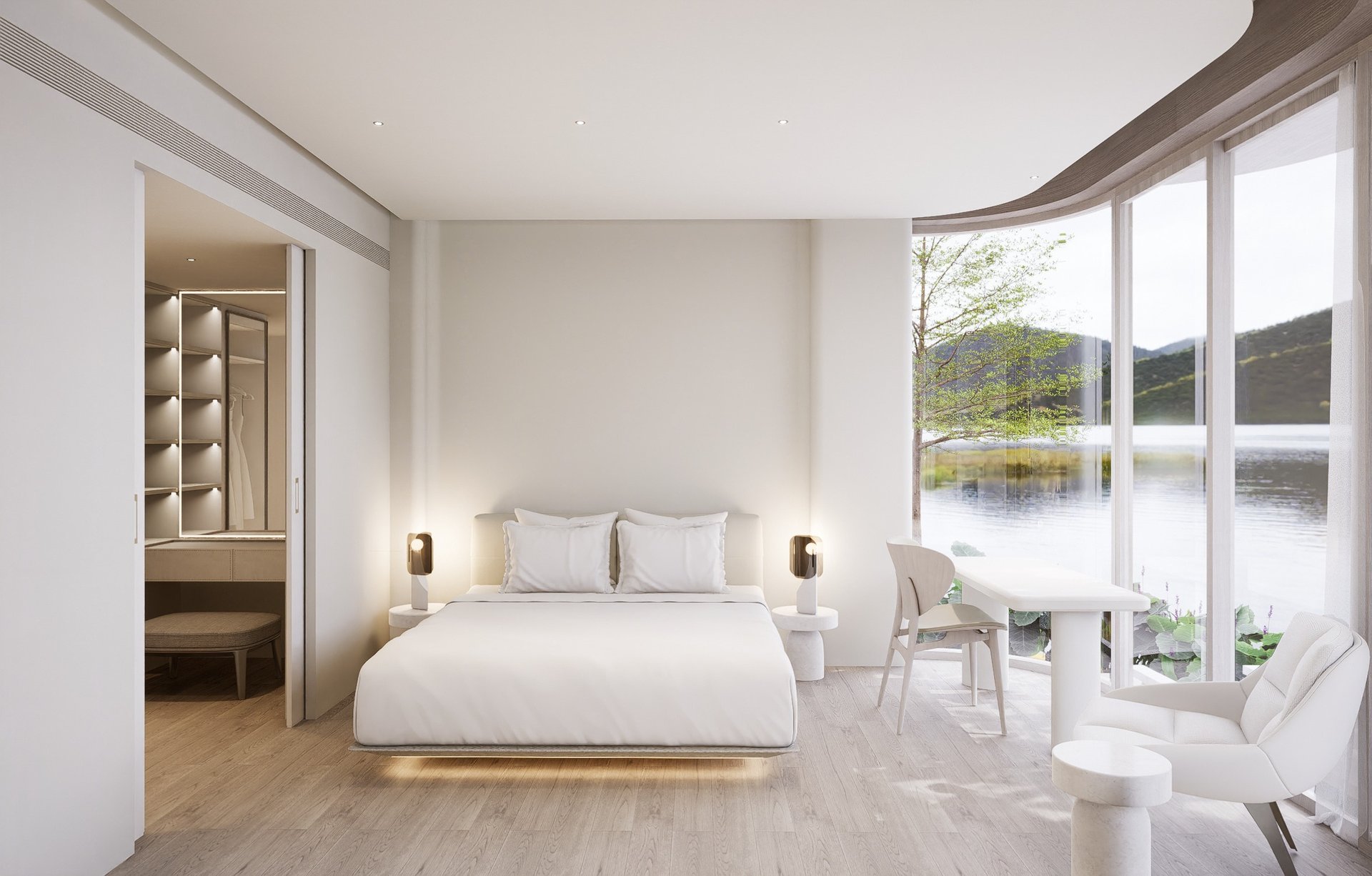 Thalang lakeside modern pool villa Phuket 2-bedroom villa, two storeys