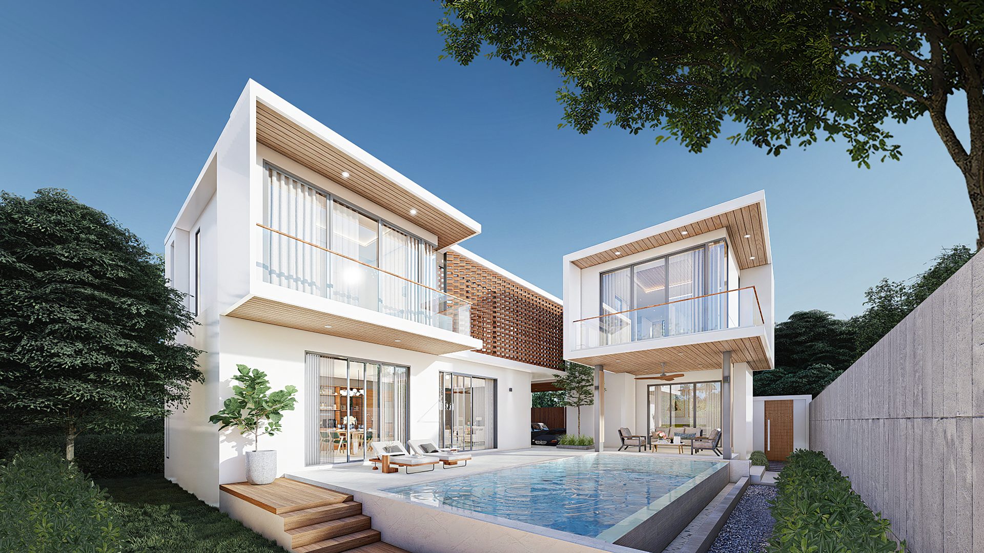 The Teak Phuket pool villa Cherngtalay Villa A2 – Off-plan