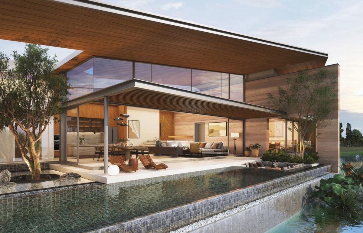 Si Sunthon Lakefront Villa, exterior